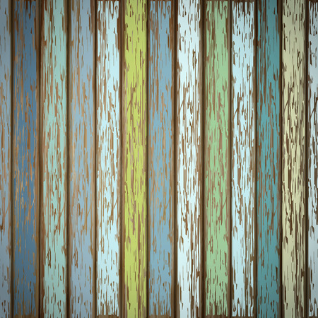 close-up look at retro colorful wooden texture backgroundのイラスト素材