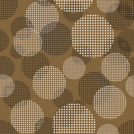 geometric elegant seamless pattern background with spotted elementsのイラスト素材