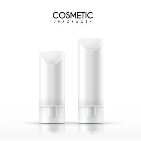 exquisite cosmetic package isolated on white backgroundのイラスト素材