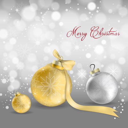 realistic Christmas baubles with elegant pattern on themのイラスト素材