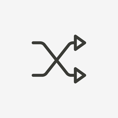 attach icon of brown outline for illustrationのイラスト素材