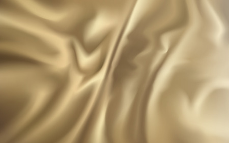 wrinkled golden fabric element, can be used as backgroundのイラスト素材