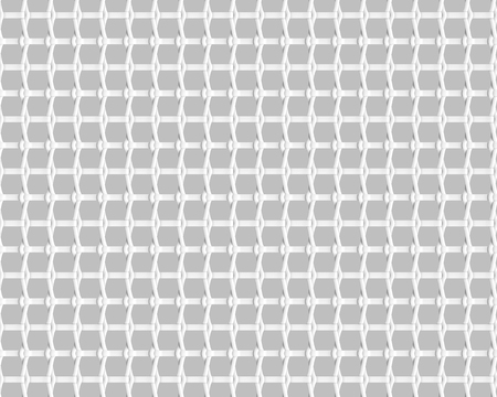 Blank microfiber surface, white fiber textile and structure in 3d render, leno weaveの写真素材