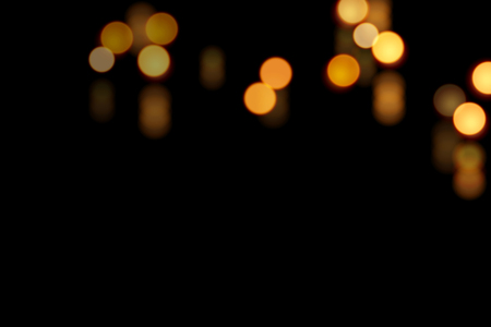 Black glamour bokeh background with copy spaceのイラスト素材