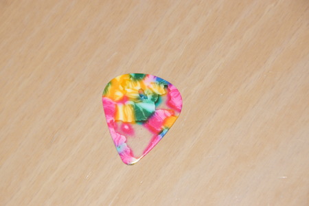 The mediator or plectra, utensils to pinch the strings of a guitar.の写真素材