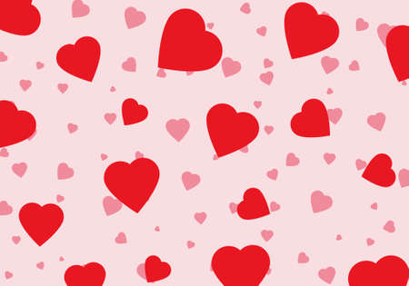 Hearts background texture template red heart love images vector