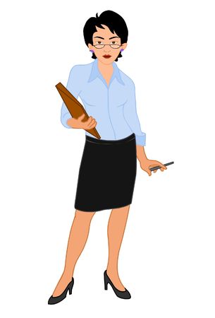 secretaryのイラスト素材