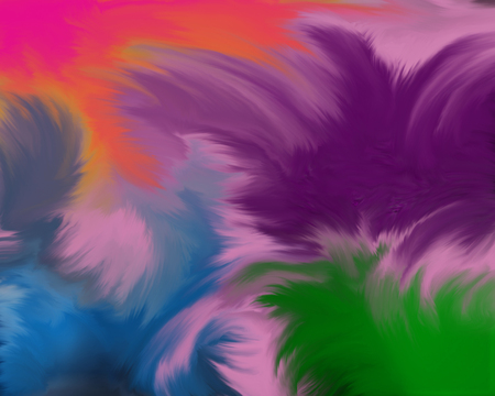 An abstract design of many different colors.  All the colors are feathered into each other.の写真素材