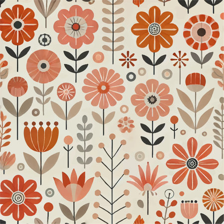 Beautiful Blossom Background Print Design in Vector. Vector illustrationのイラスト素材