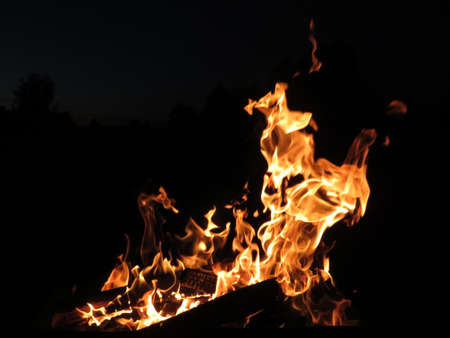 abstract blaze fire flame texture for banner background, 3 x 1 ratioの写真素材