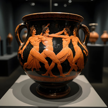 Ceramic vase in the National Museum of Anatolia, Turkeyの素材
