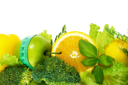 The composition of vegetables and fruits.の写真素材