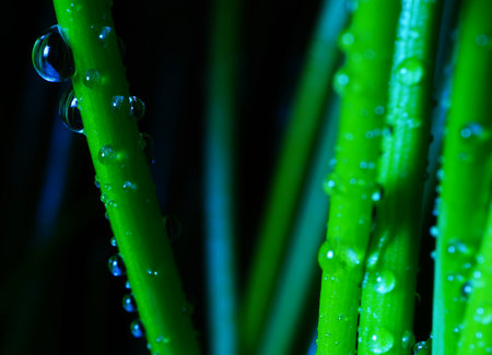 Macro photography. Photographs with a shallow depth of field, the real subject is only a few millimeters long.の写真素材