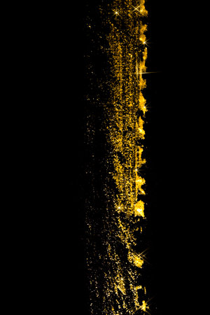 Abstract texture made in black and gold conventions.の写真素材
