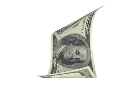 Dollar, Paper Money, American Banknote, Flying Money, 3D Renderの写真素材