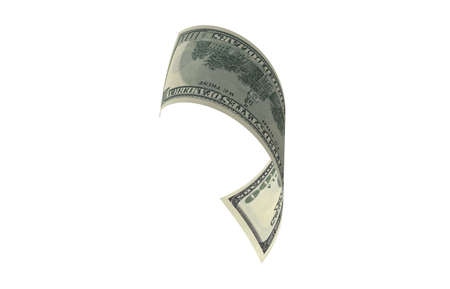 Dollar, Paper Money, American Banknote, Flying Money, 3D Renderの写真素材