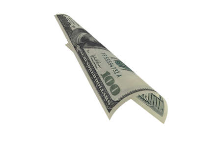 Dollar, Paper Money, American Banknote, Flying Money, 3D Renderの写真素材