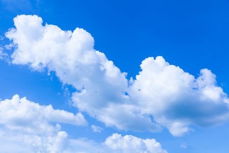 Clouds in blue skyの写真素材