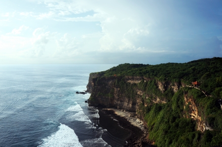 Uluwatu cliffの写真素材