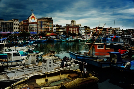 Taiwan Fishing Portのeditorial素材