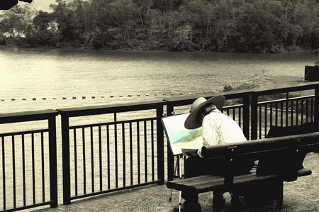 Old artist の素材