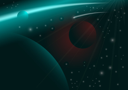 Galaxy. Space. Starry sky.のイラスト素材