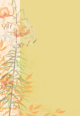 The mood, the music, the autumn - ready background. Autumn days with music.のイラスト素材