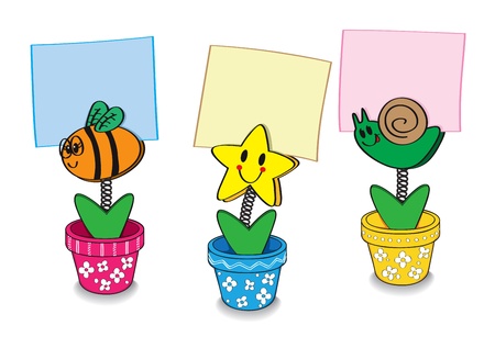 Clip Paper note design chatのイラスト素材