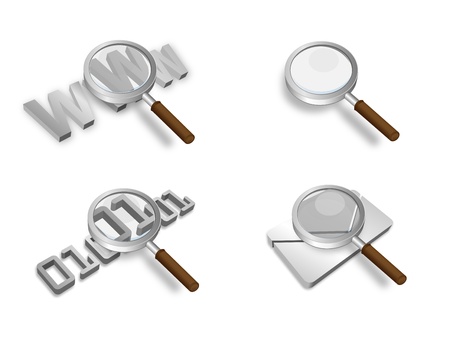 search 3Dのイラスト素材