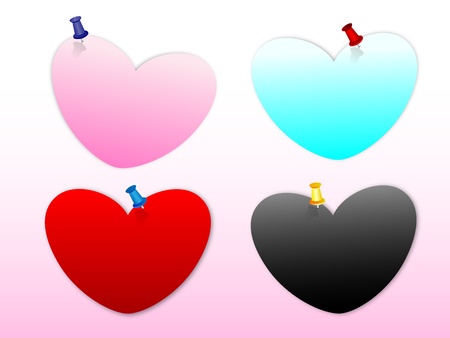 heart note loveのイラスト素材