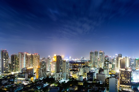 Bangkok Cityscape, Business with high buildingのeditorial素材