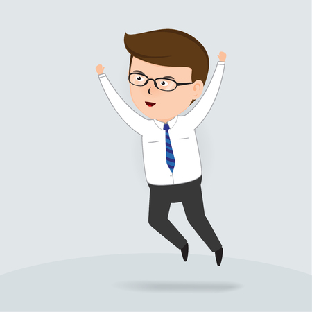 Success Businessman, Business Concept, vectorのイラスト素材