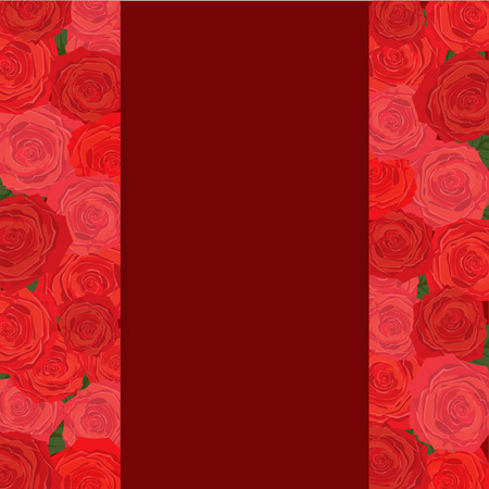 Rose Background, valentine`s Card designのイラスト素材