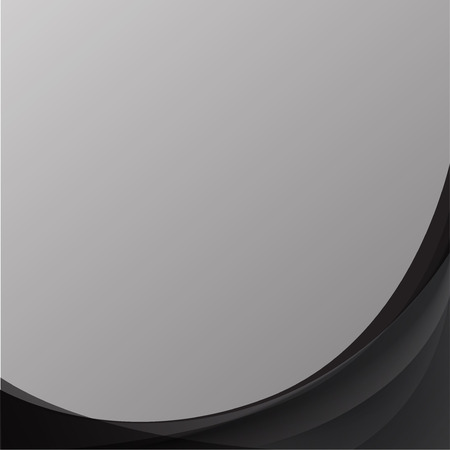 Black and Gray curve abstract background vectorのイラスト素材