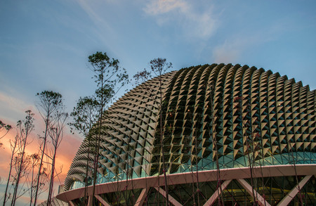 Half Circle building in Singaporeのeditorial素材