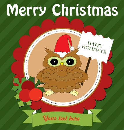 merry christmas card design  vector illustrationのイラスト素材