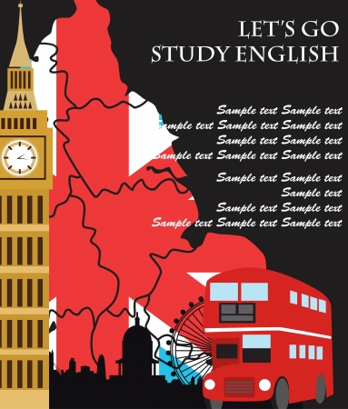 London card design. vector illustrationのイラスト素材