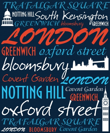 London card design  vector illustrationのイラスト素材