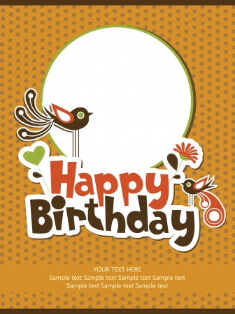 cute floral card design. vector illustrationのイラスト素材