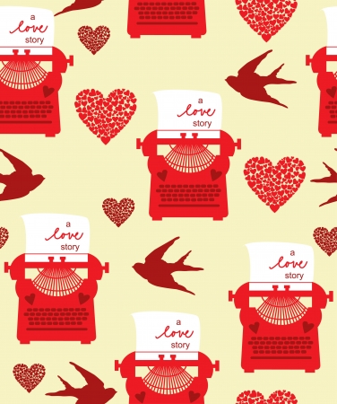 love pattern design. vector illustrationのイラスト素材