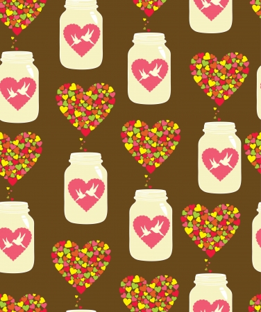 love pattern design. vector illustrationのイラスト素材