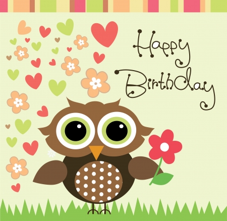 happy birthday card design. vector illustrationのイラスト素材