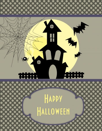 halloween card. illustrationのイラスト素材