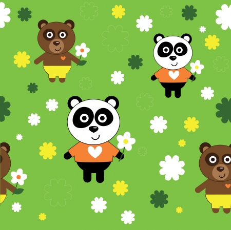 seamless kid pattern. illustrationのイラスト素材