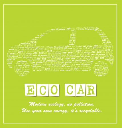 ecology card design  illustrationのイラスト素材