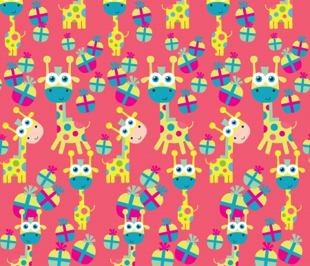 cute baby pattern design  vector illustrationのイラスト素材