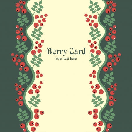 rasbperry lace frame design  vector illustrationのイラスト素材