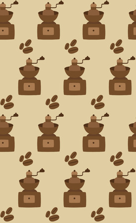 coffee time seamless pattern design. vector illustrationのイラスト素材