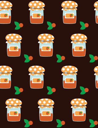seamless jam pattern design. vector illustrationのイラスト素材