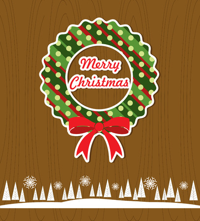 cute christmas card design. vector illustrationのイラスト素材